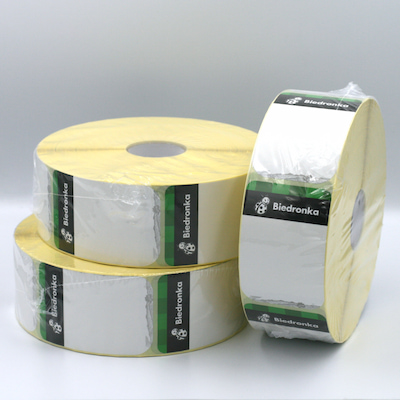 Etykieta 90x60 Biedronka