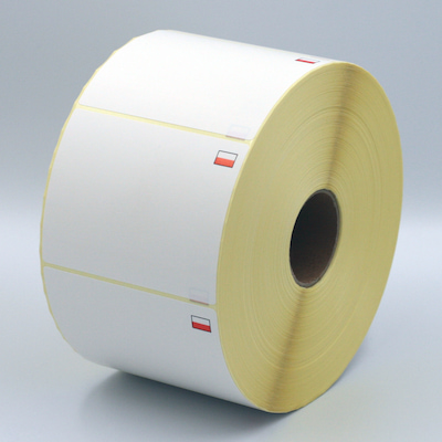 Etykieta TH eco z flagą Polski 90x70