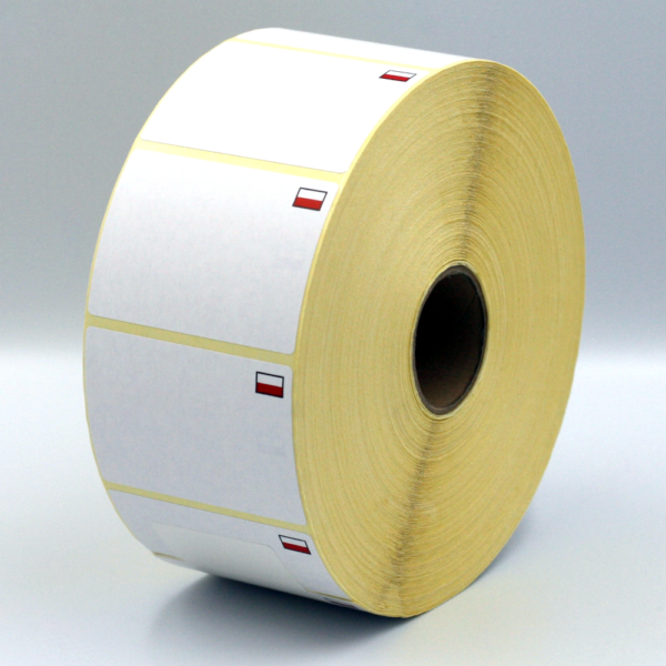 Etykieta 70x50 mm Flaga Polski